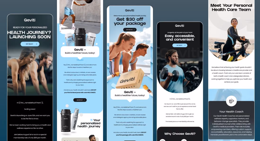 Email design example by Sunlo Consulting