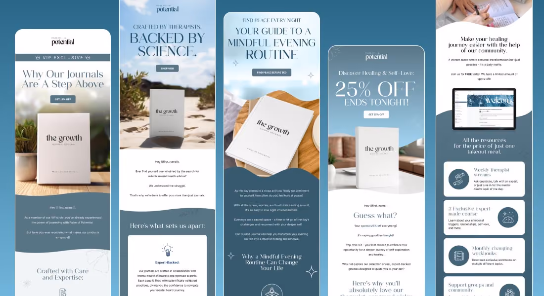 Email design example by Sunlo Consulting
