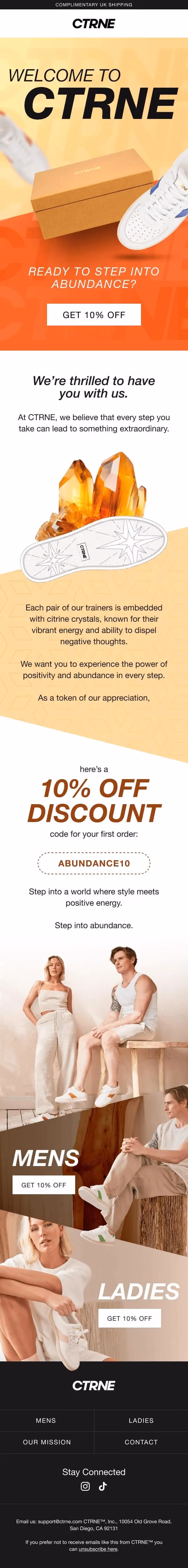 Ctrne email design by Sunlo Consulting