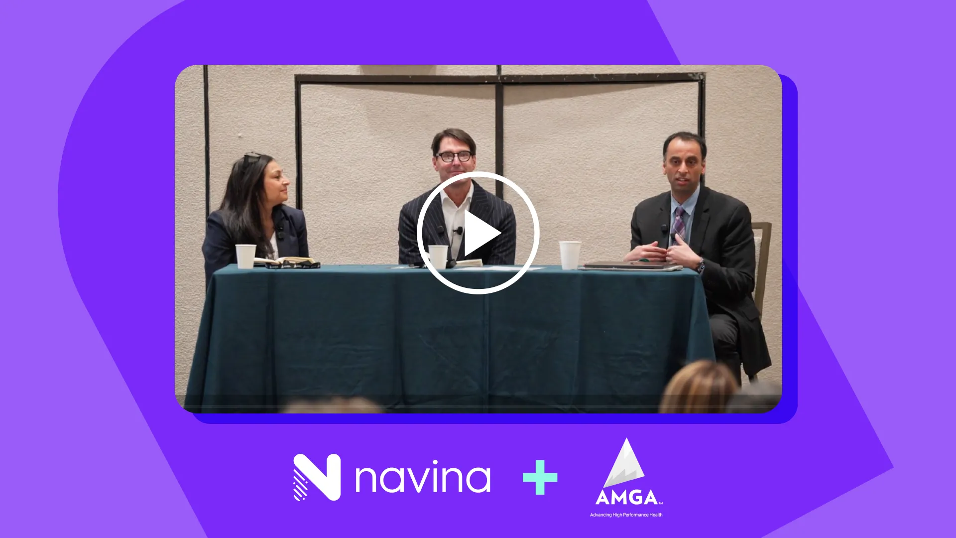 Doctors Vora, Millie, and Dahagam at Navina's 2026 breakout session AMGA