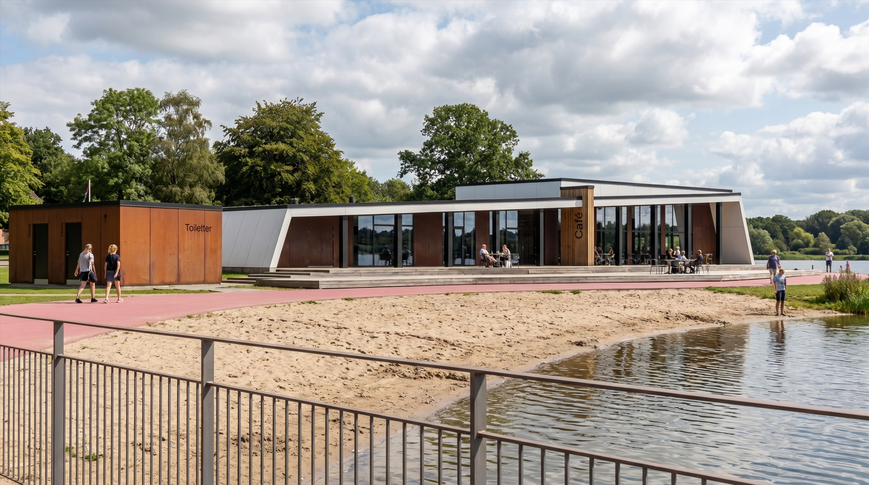Billede af Dansk arkitekttegnet partereplans villa af arkitektfirmaet m2plus.