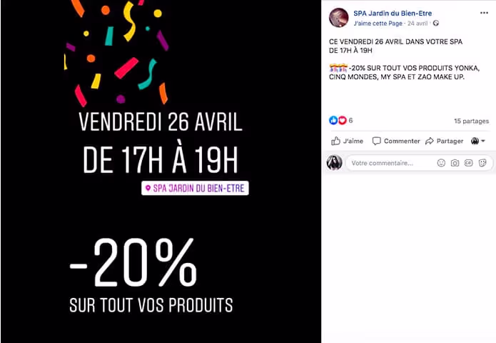 image facebook kiute reservation en ligne