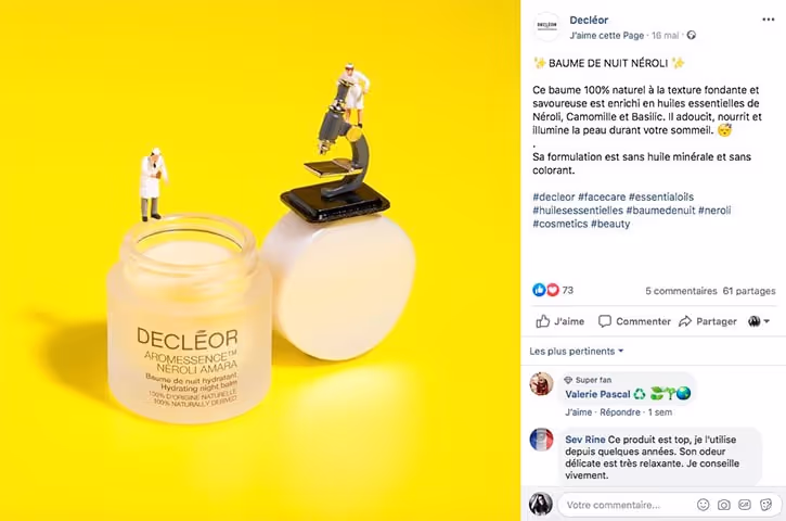 image facebook decleor kiute reservation en ligne