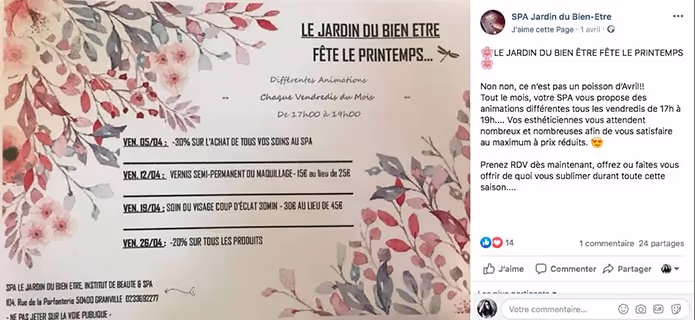 image facebook kiute reservation en ligne