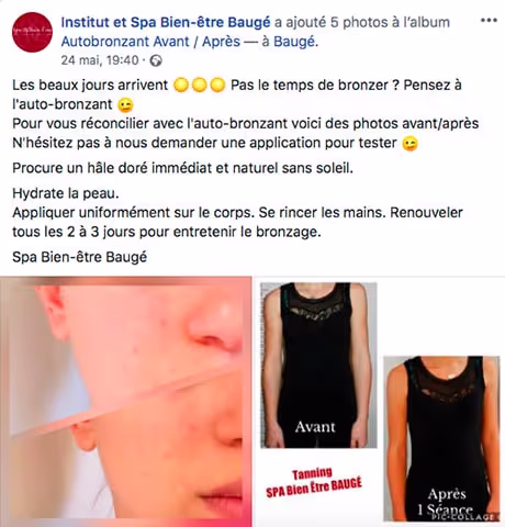 image facebook kiute reservation en ligne