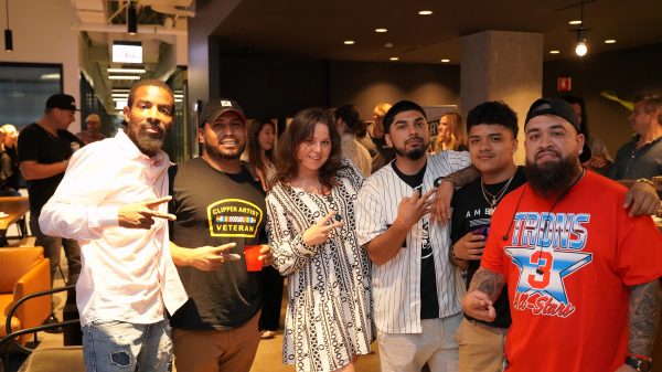 group of people smiling