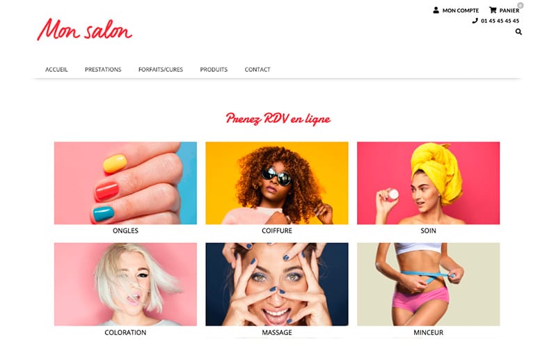 image site web kiute reservation en ligne