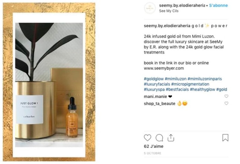 post instagram kiute reservation en ligne