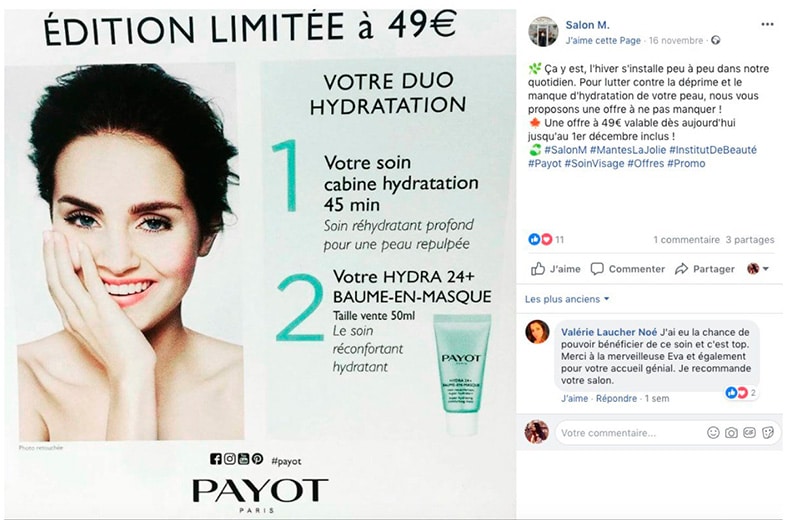 post instagram kiute reservation en ligne