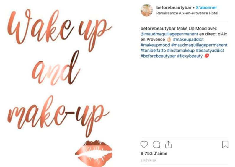 post instagram kiute reservation en ligne