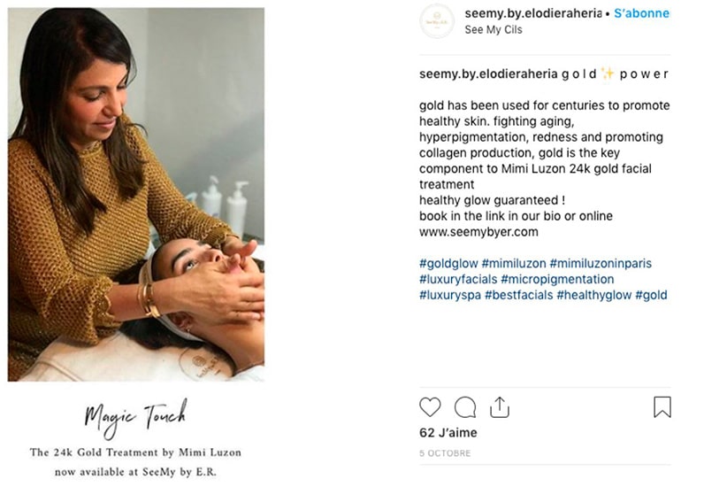 post instagram kiute reservation en ligne