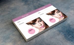 Carte de visite par Cortes beauty kiute reservation en ligne