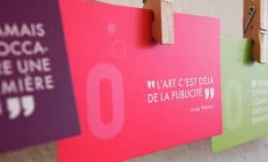 Carte de visite par Publicore kiute reservation en ligne