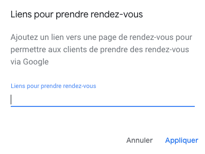 image google my business kiute reservation en ligne