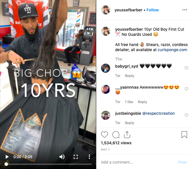 Instagram marketing for hair salons
