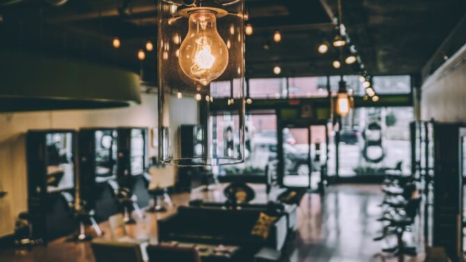 barbershop lighting