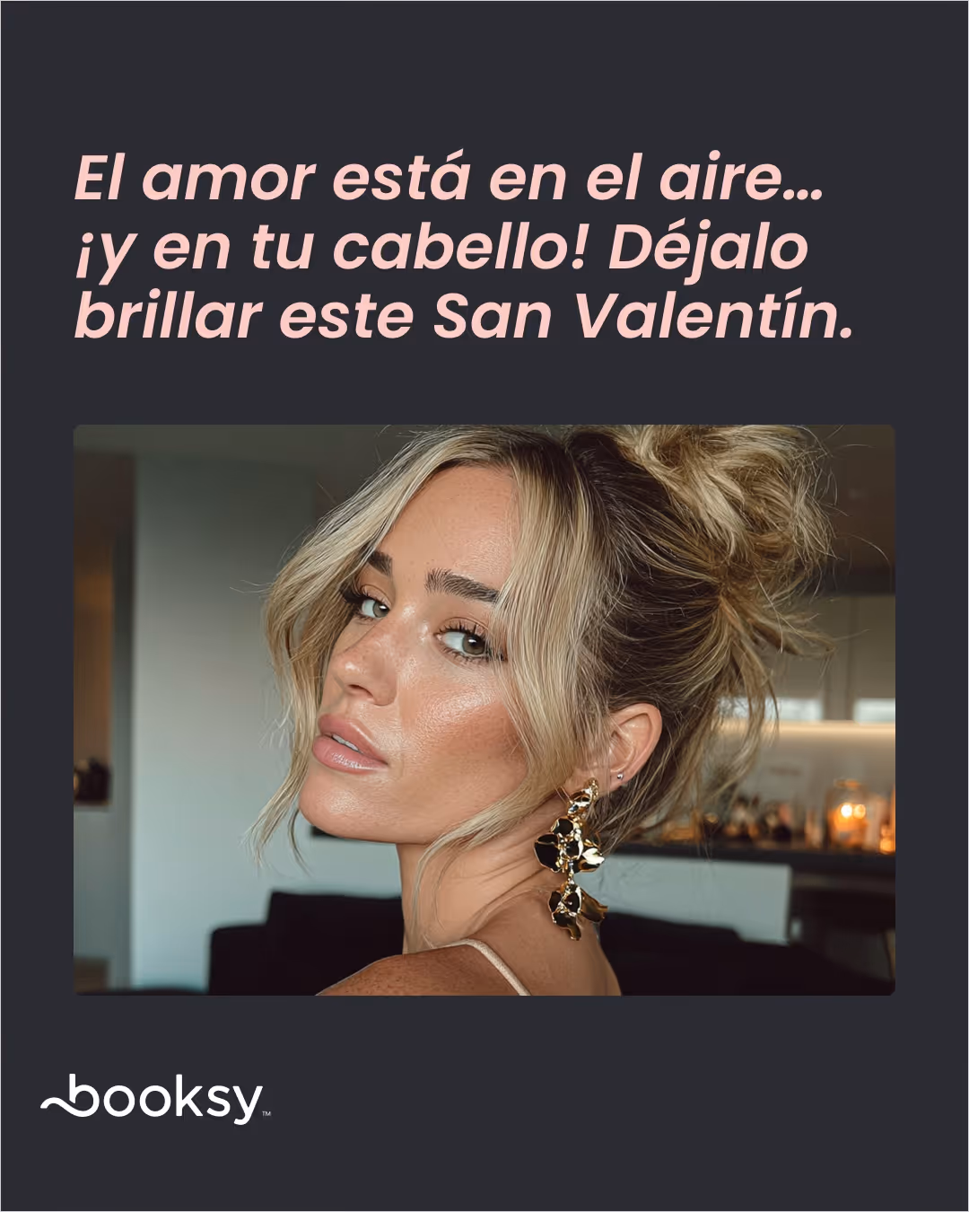 Frases de San Valentín para peluquerías