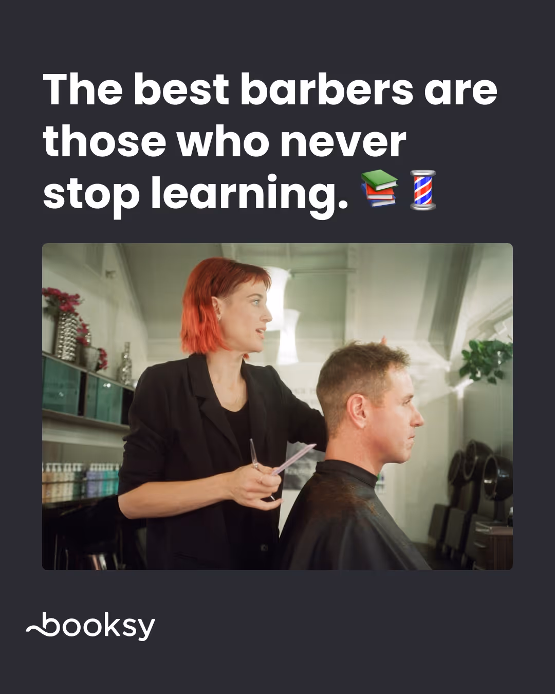 "The best barbers are those who never stop learning. 📚💈"
