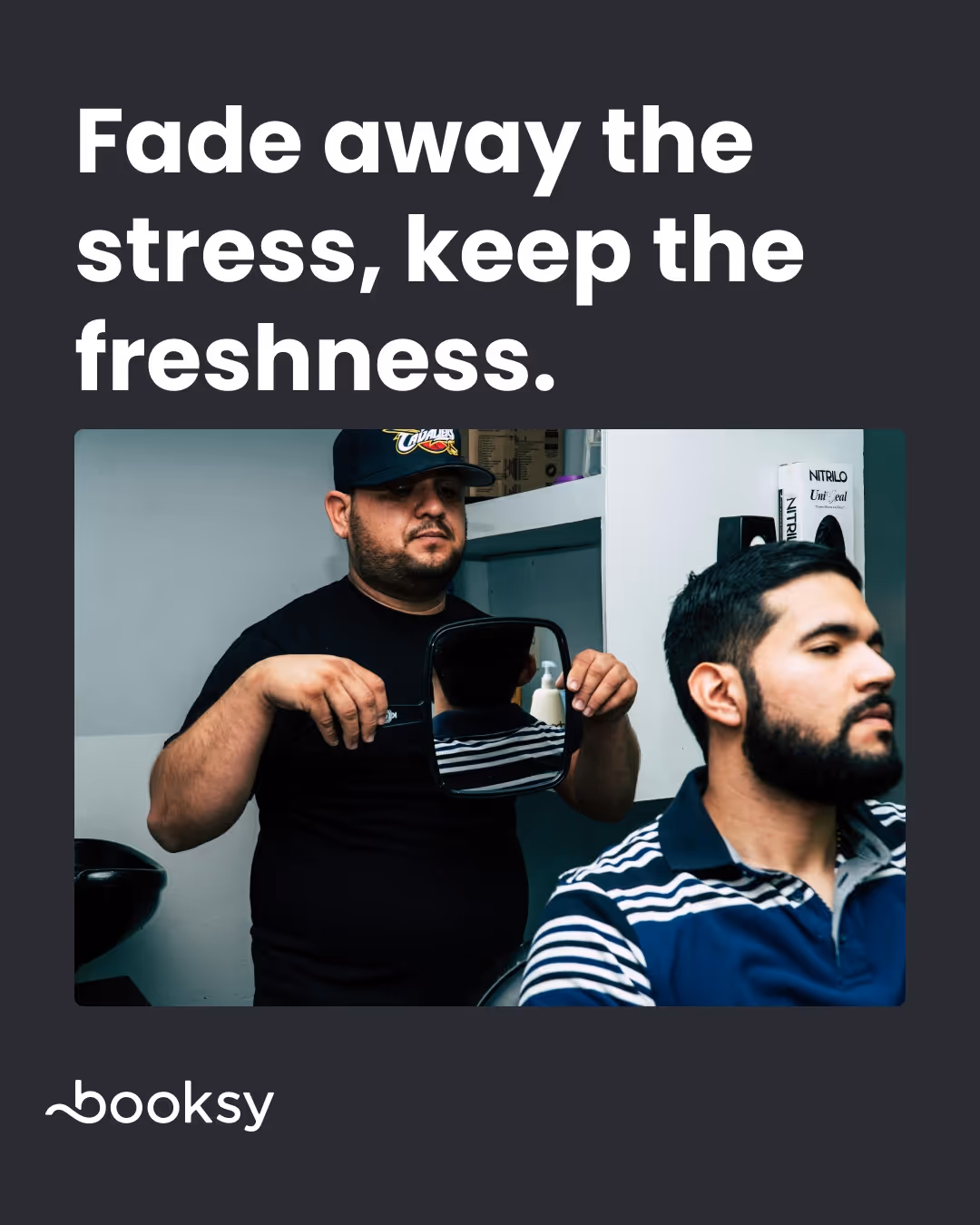 "Fade away the stress, keep the freshness."