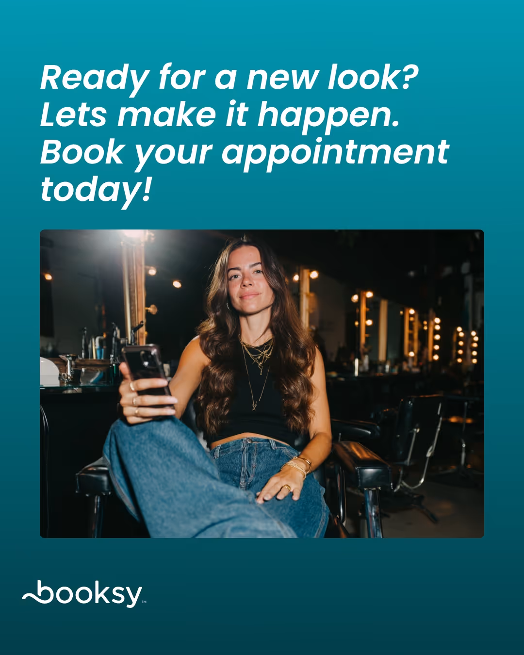 “Ready for a new look? Let’s make it happen. Book your appointment today!”