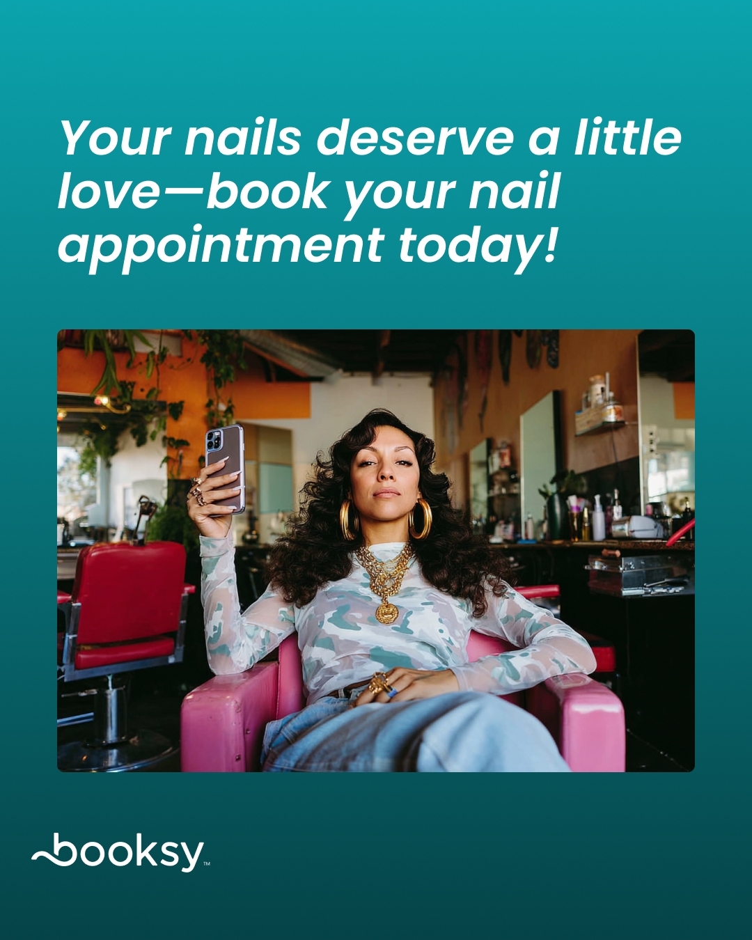 “Your nails deserve a little love—book your nail appointment today!”