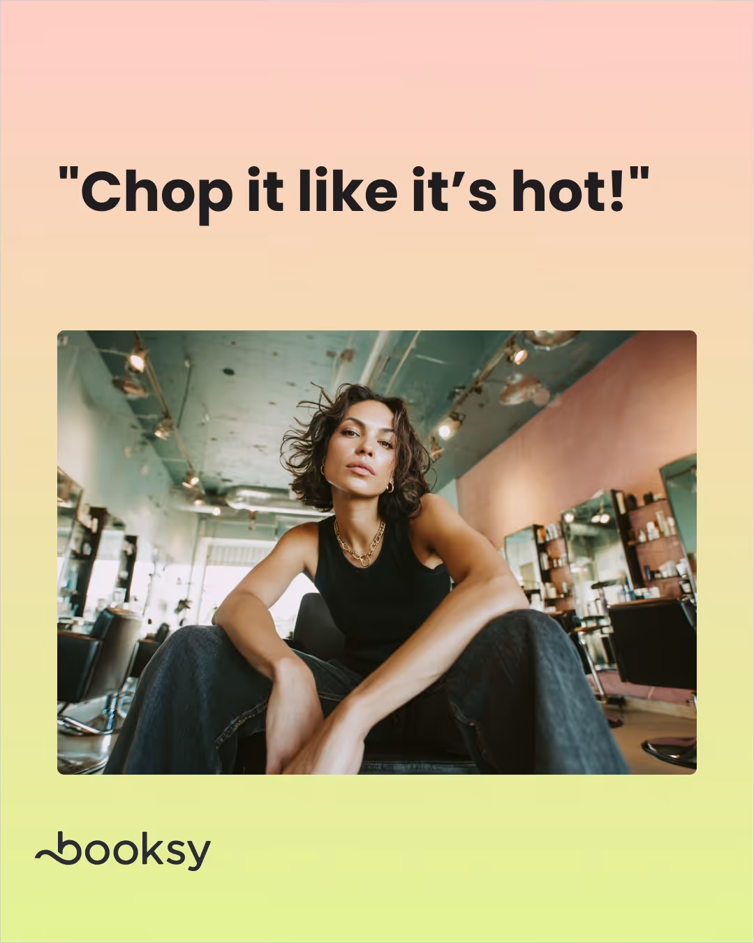"Chop it like it’s hot!"