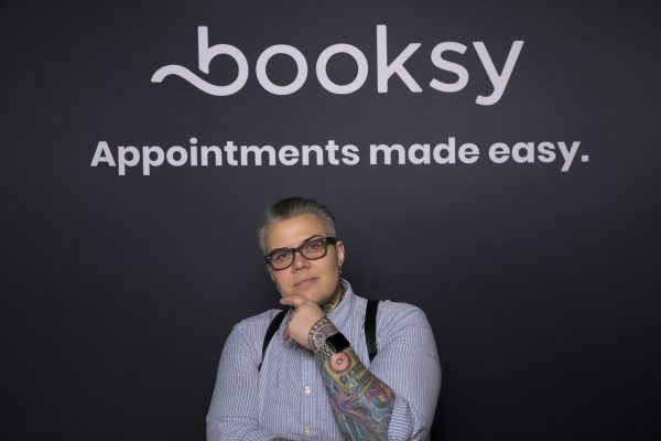 Tina Sapia at the Las Vegas Barber Expo
