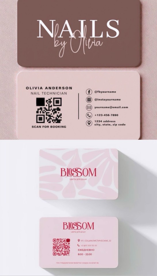 Nail Tech Business Card