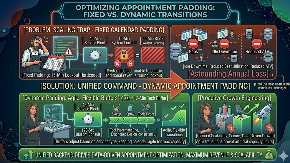 Padding Time Optimization: Distinguishing Between Technical Cleanup and Idle Downtime