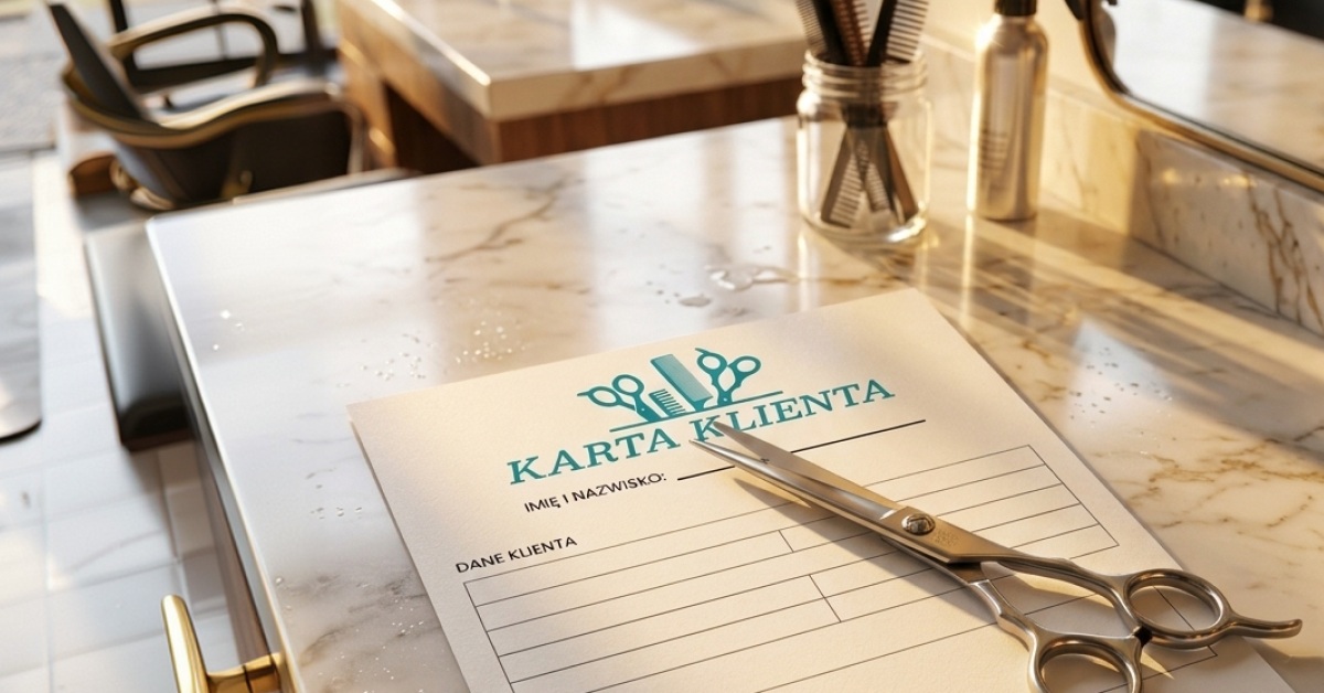 Karta klienta u fryzjera | Pobierz wzór w PDF - karta fryzjerska!