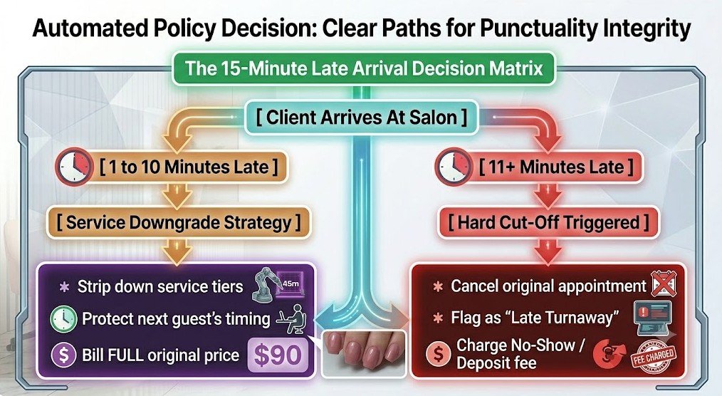 The 15-Minute Late Arrival Decision Matrix