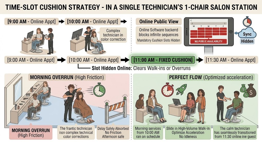 The Time-Slot Cushion Strategy
