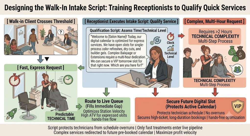 Designing the Walk-In Intake Script