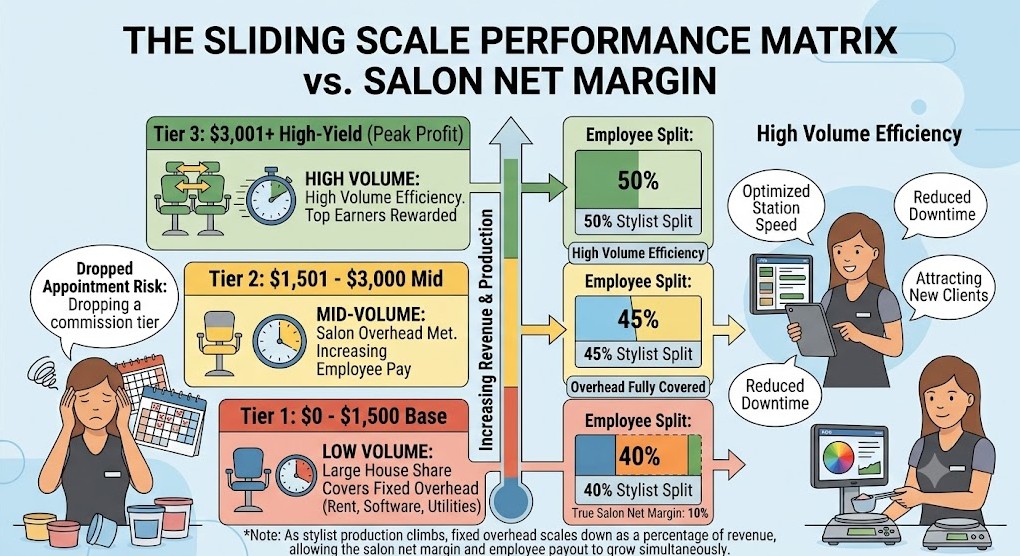 The Sliding Scale Performance Matrix vs. Salon Net Margin