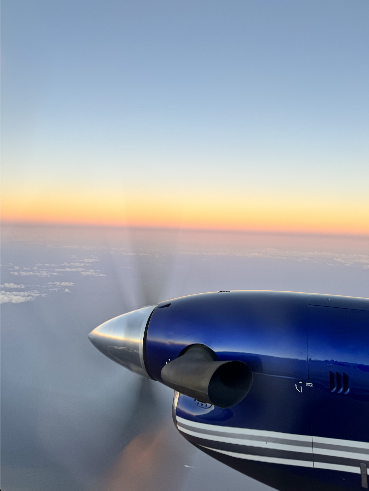 Aerial photo on N14NG in flying
