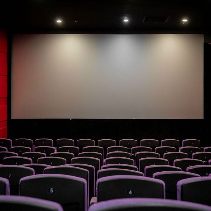 Stock photo of an empty movie theater
