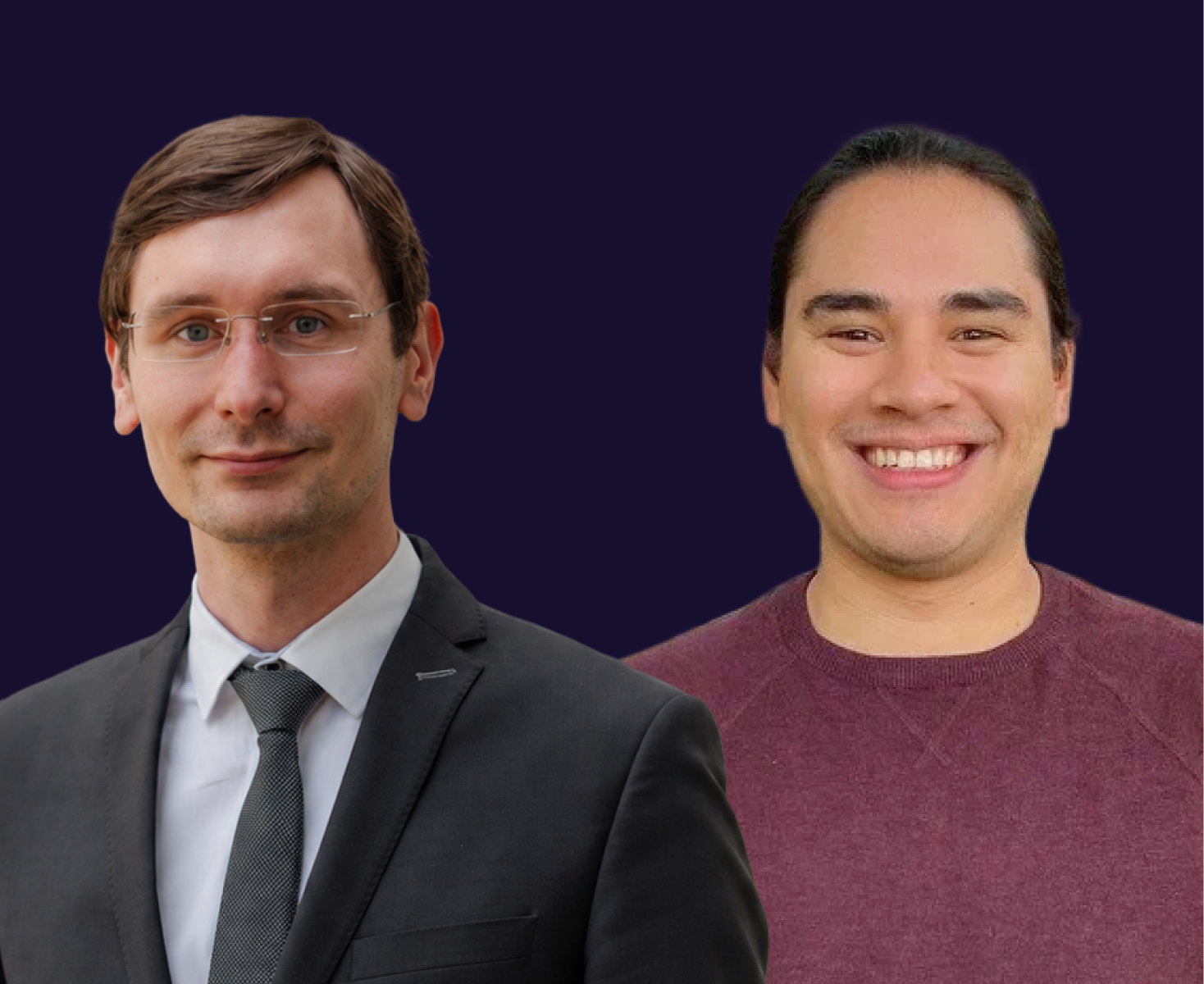 Auf dem Bild links Paul Seifert und rechts Michael Hoffknecht 