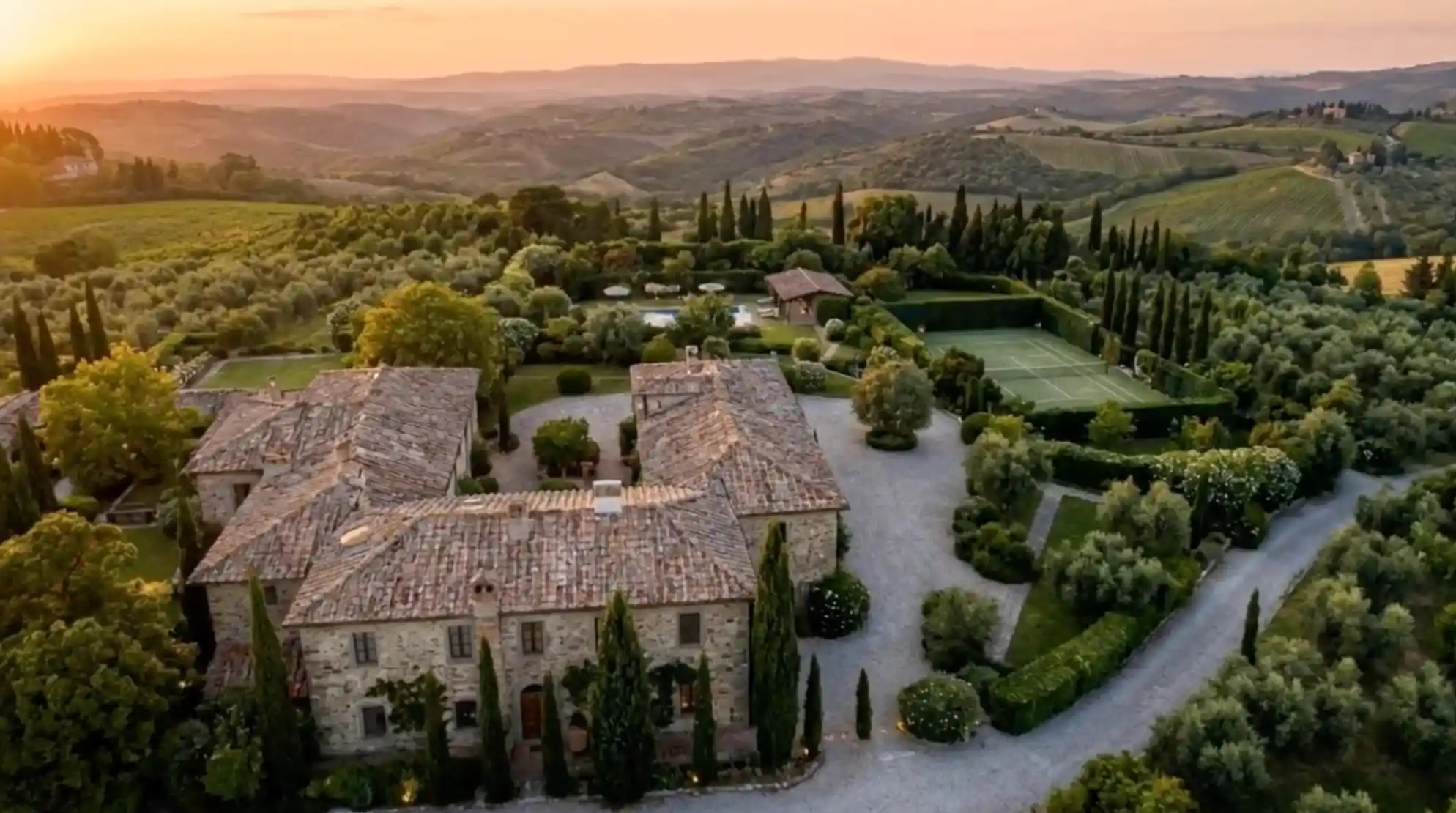 Video of Italian Villa made from photos
