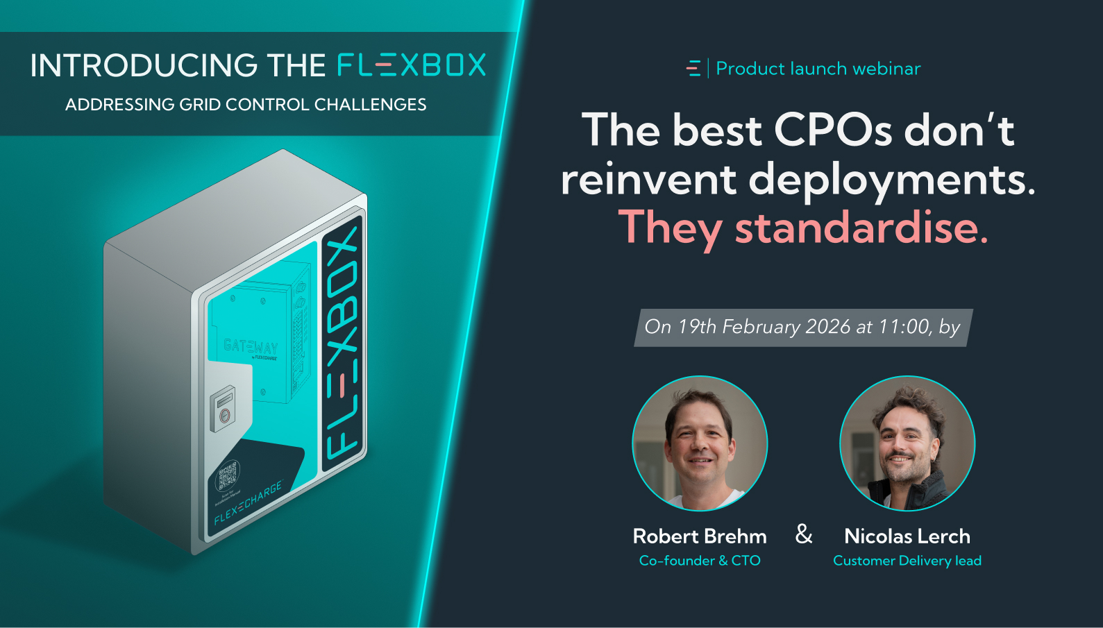 The best CPOs don’t reinvent deployments. They standardise. Meet the FLEXBOX