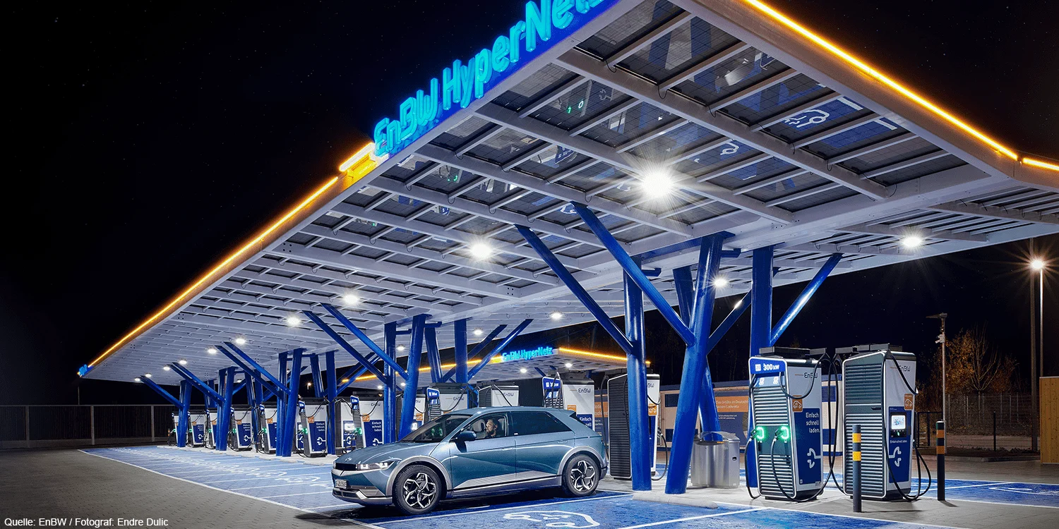 EnBW high-power charging site