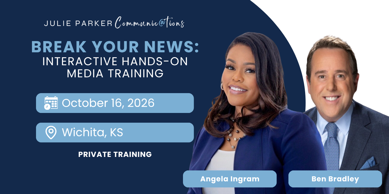 Angela Ingram and Ben Bradley promote interactive hands on media training in Wichita KS on October 16 2026.