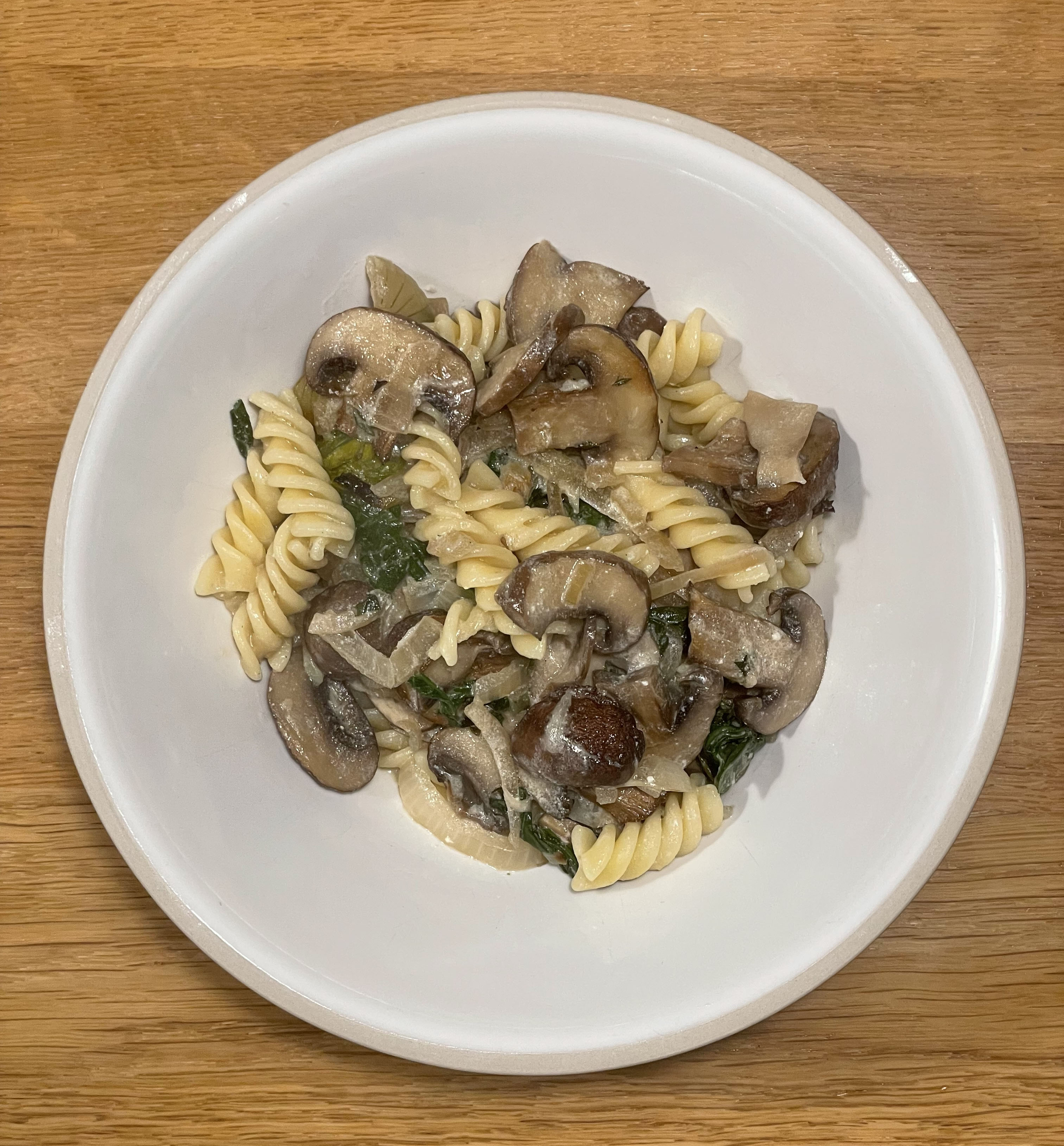 Dish on kitchen table