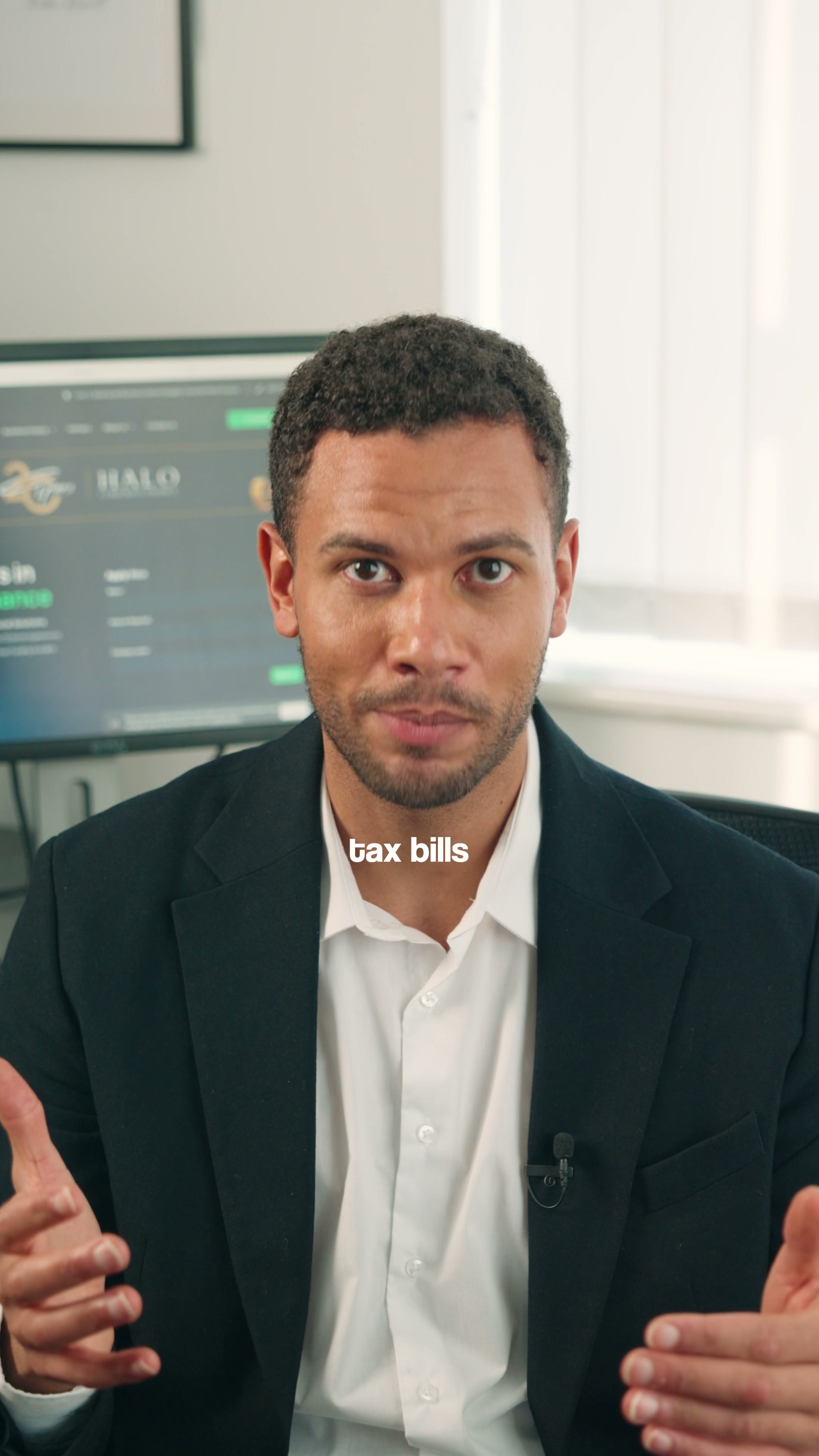 Halo Finance advert on payroll falling due with an empty account