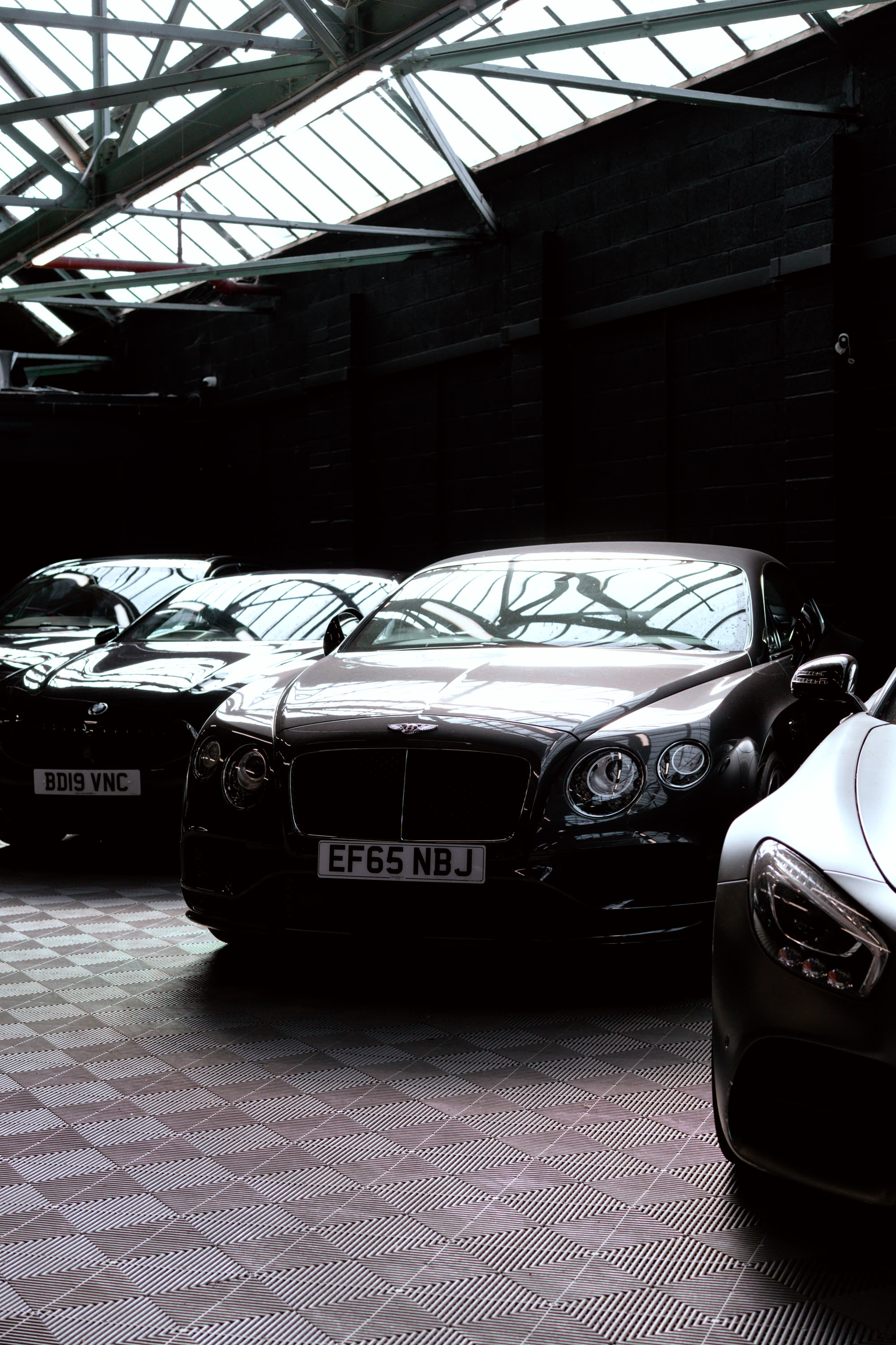 TCC Luxe showroom stock photographed in low light
