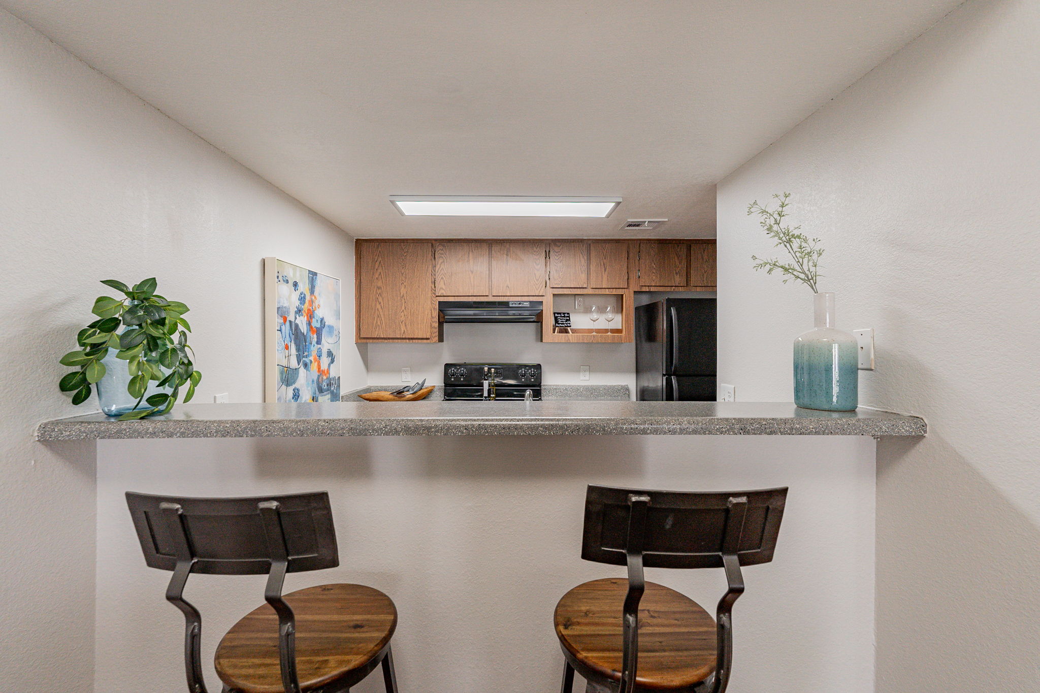 Furnished apartment interior shown in the official Club Valencia gallery.