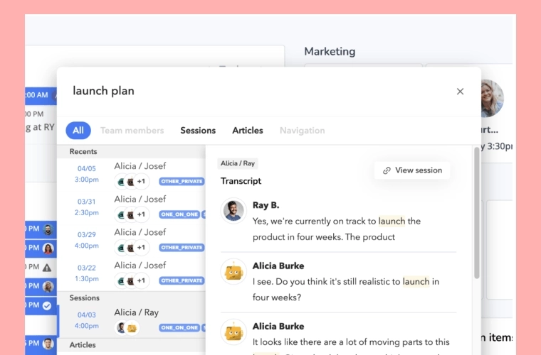 Nyota.ai – Der KI Meeting-Assistent zur Verwaltung von Projekten und Personen