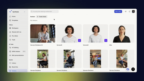 Avatar and Voice Sharing