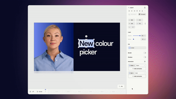 New color picker