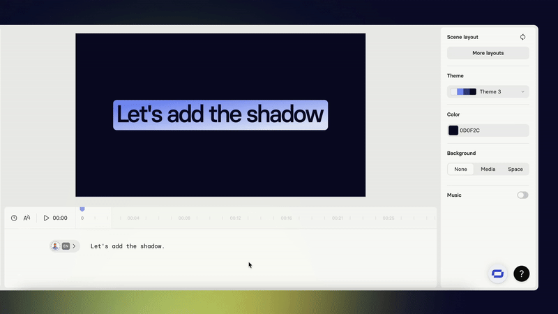 Custom drop shadows