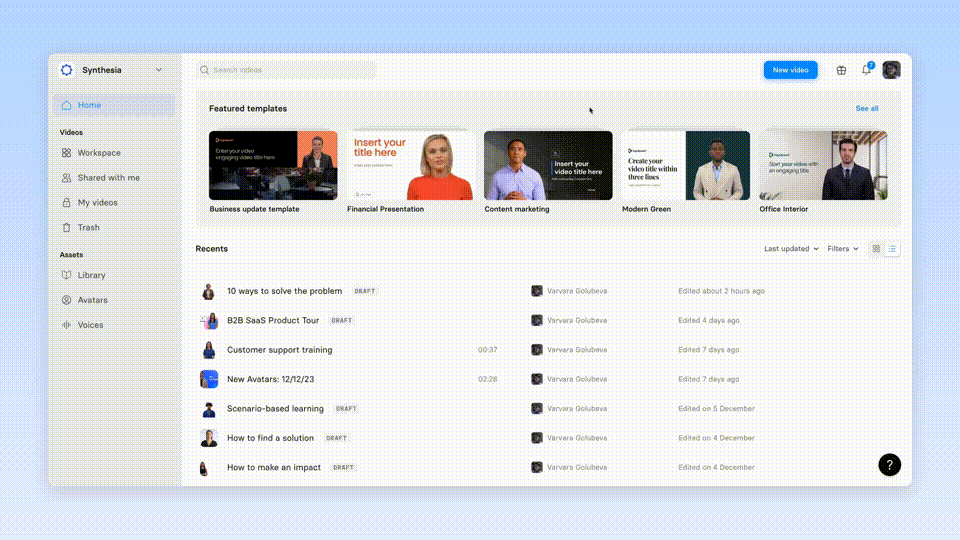 AI Video Assistant